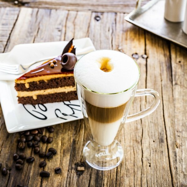 Pahare termo 4Home Latte Elegante Hot&Cool, 230ml, 2 buc