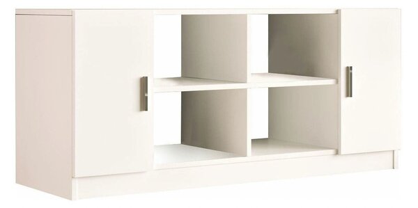 Comoda TV, alb, PAL melaminat, 140x46x62 cm