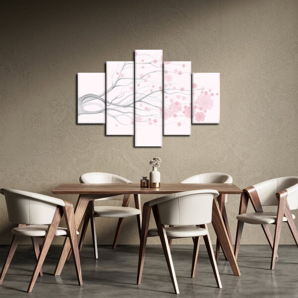 Tablou - Flori roz (150x105 cm)