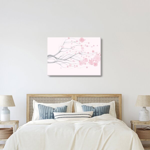 Tablou - Flori roz (70x50 cm)