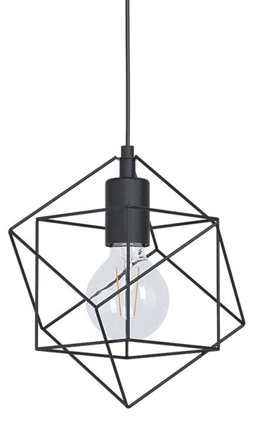EGLO Lampă suspendată Straiton din oțel, 3 becuri negru, reglabil, Negru, Bucătărie, Metal, Modern