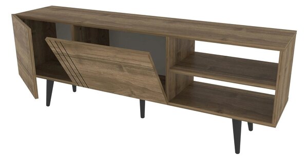 Comoda TV RONAS, nuc, PAL melaminat, 160x35x39 cm