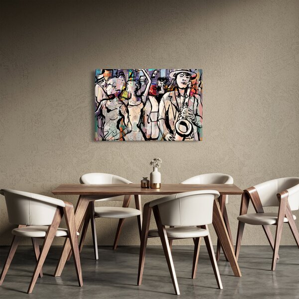 Tablou - Seara de jazz (90x60 cm)
