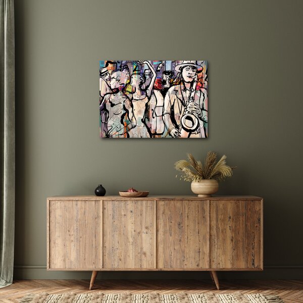 Tablou - Seara de jazz (70x50 cm)