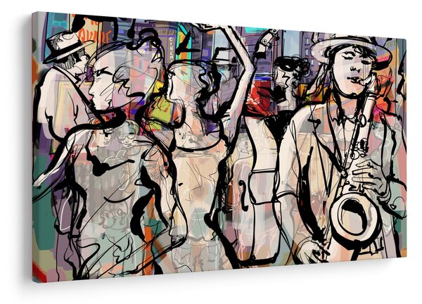 Tablou - Seara de jazz (90x60 cm)