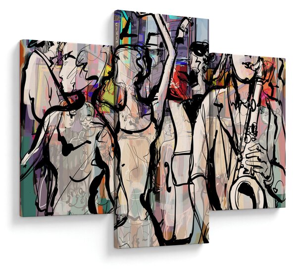 Tablou - Seara de jazz (90x60 cm)