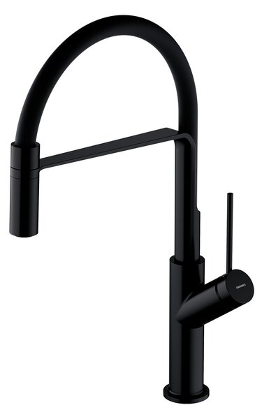 Omnires Vita baterie bucătărie pe picior negru VI6350BLBL