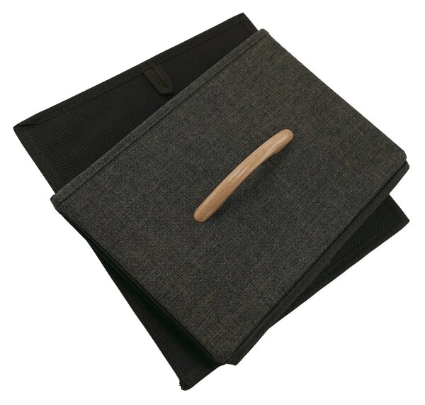 Comoda HAZEL TYP 1, bej/maro, MDF/metal/lemn/material textil, 31x29x99