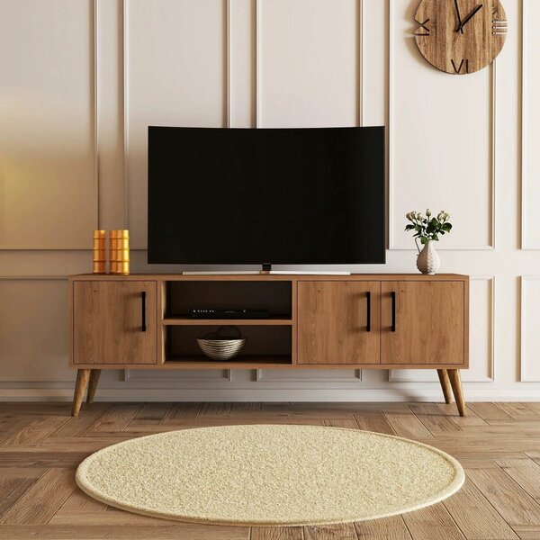 Comoda TV EXXEN, stejar, PAL, 150x34x52 cm
