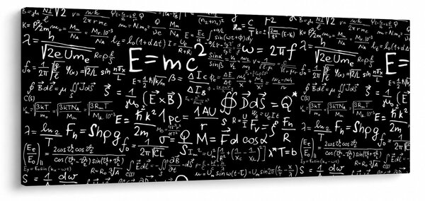 Tablou - Matematică (120x50 cm)