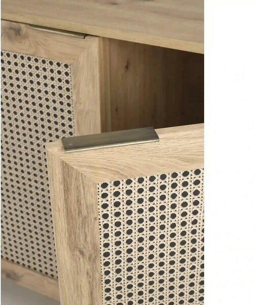 Comoda BORNEO, stejar artisan, PAL laminat, 80x40x85 cm