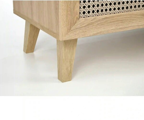 Comoda BORNEO, stejar artisan, PAL laminat, 160x40x85 cm