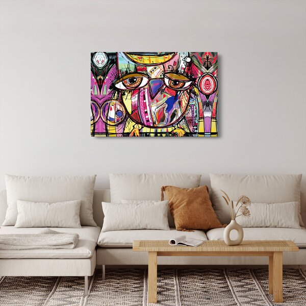 Tablou - Artă stradală - bufniță (90x60 cm)