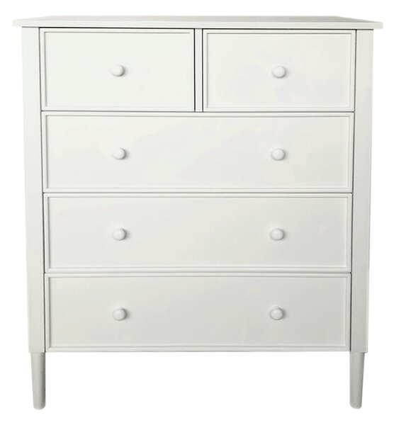 Comoda TEANA, alb, 80x40x95 cm