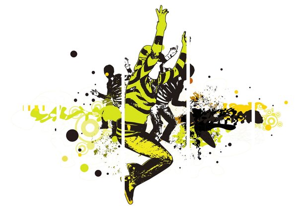 Tablou - Street dance (150x105 cm)