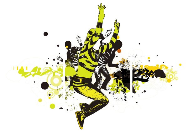 Tablou - Street dance (90x60 cm)