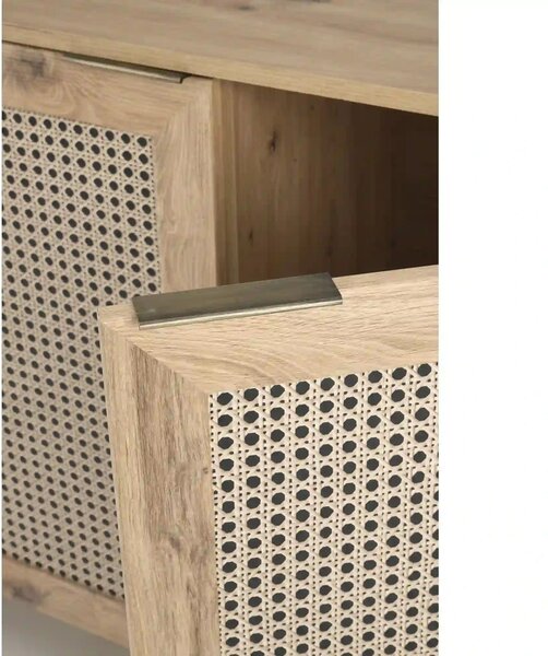Comoda BORNEO, stejar artisan, PAL laminat, 80x40x85 cm