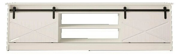 Comoda TV GRANERO, alb, PAL laminat, 200x35x57 cm
