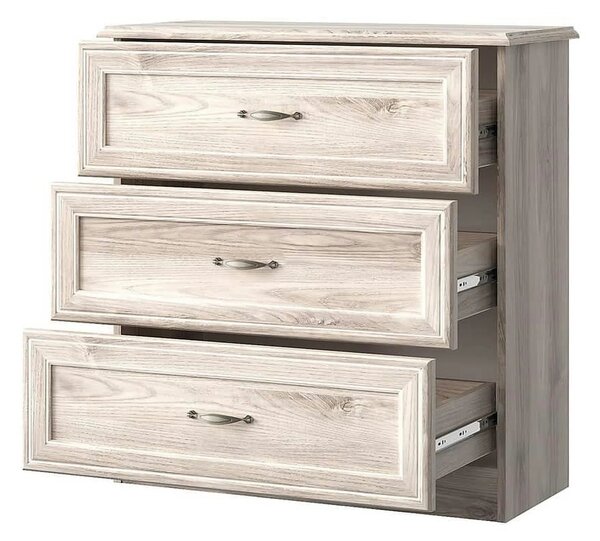 Comoda LIZBON, stejar nairobi, PAL laminat, 85x37x88 cm