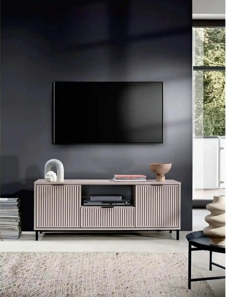 Comoda TV LINKASTYLE LS3, casmir, PAL, 135x41x56 cm