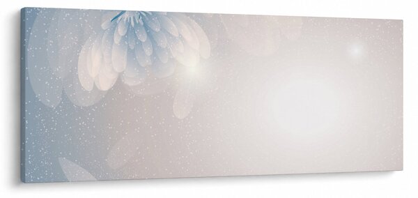 Tablou - Flori înzăpezite (120x50 cm)