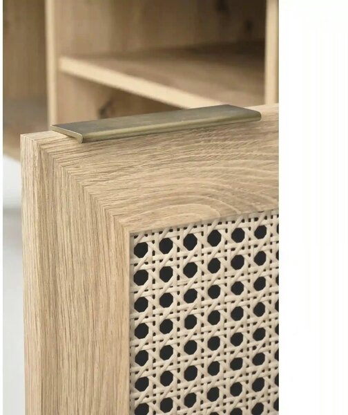 Comoda TV BORNEO, stejar artisan, PAL laminat, 150x40x45 cm