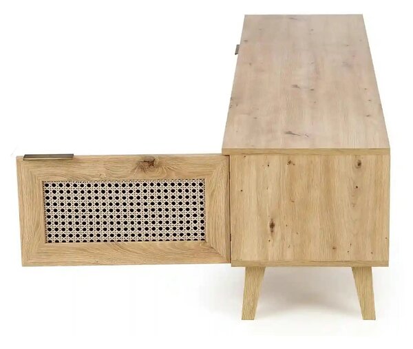 Comoda TV BORNEO, stejar artisan, PAL laminat, 150x40x45 cm