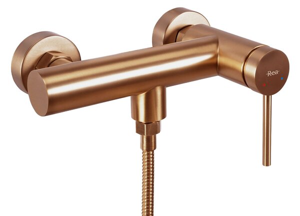 Baterie de duș REA Foss/Clif Brush Copper