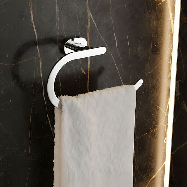 Cuier de baie Ring 110 Til Chrome