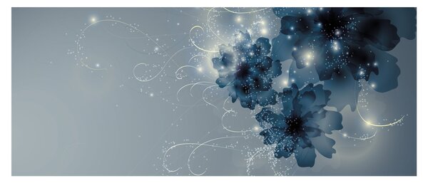 Tablou - Flori delicate (120x50 cm)