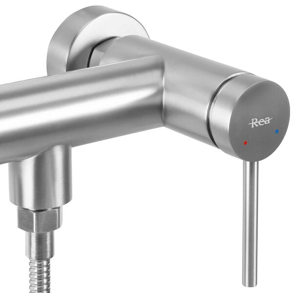 Baterie de duș REA Foss/Clif Brush Nickel