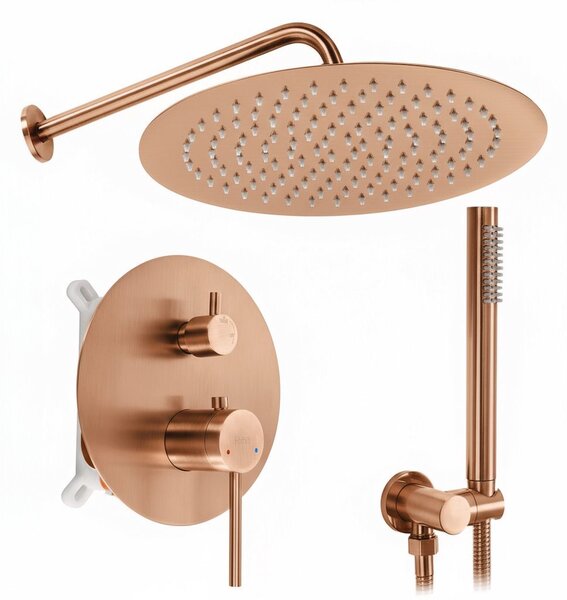 Set de dus incastrat Rea Foss Clif Brush Copper + BOX