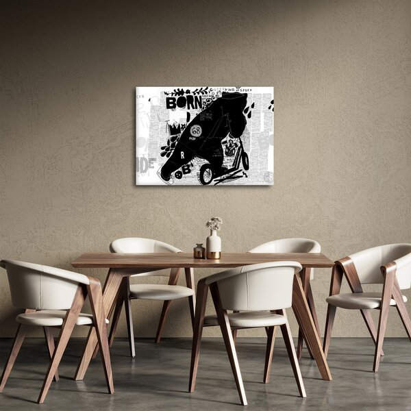 Tablou - Născut să călătorească (70x50 cm)