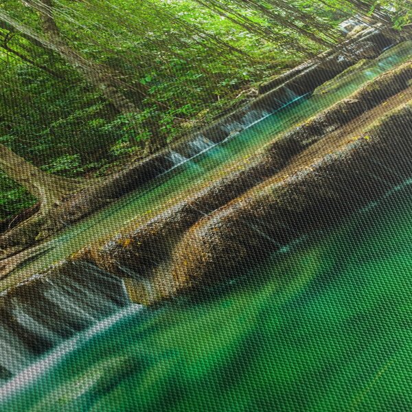 Tablou - Cascada Erawan din Kanchanaburi, Thailanda (90x60 cm)