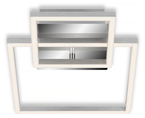 Plafonieră LED dimabilă, 12W, 230V, 3000K, crom mat