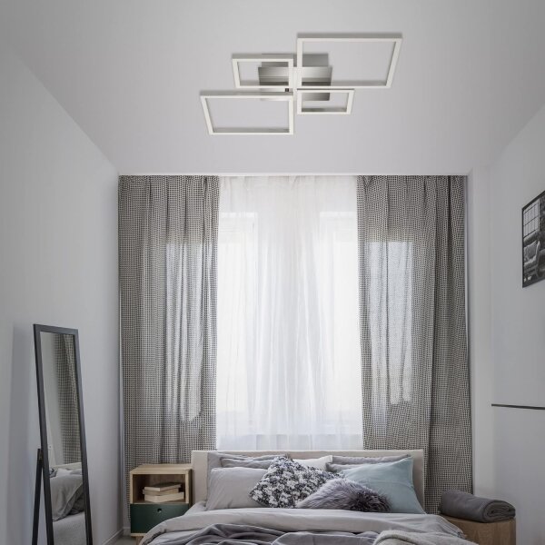 Plafonieră LED reglabilă 42W/230V/3000K crom mat