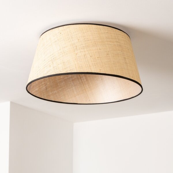 Brilagi - Lustră LED aplicată CERIA 1xE27/40W/230V, diam. 50 cm, bej