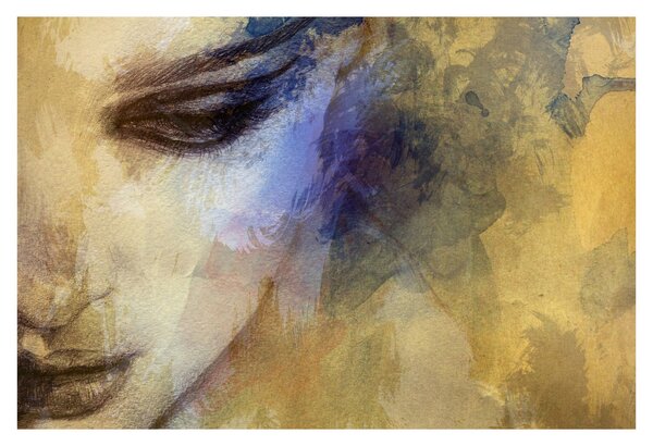 Tablou - Portretul femeii, desen (90x60 cm)