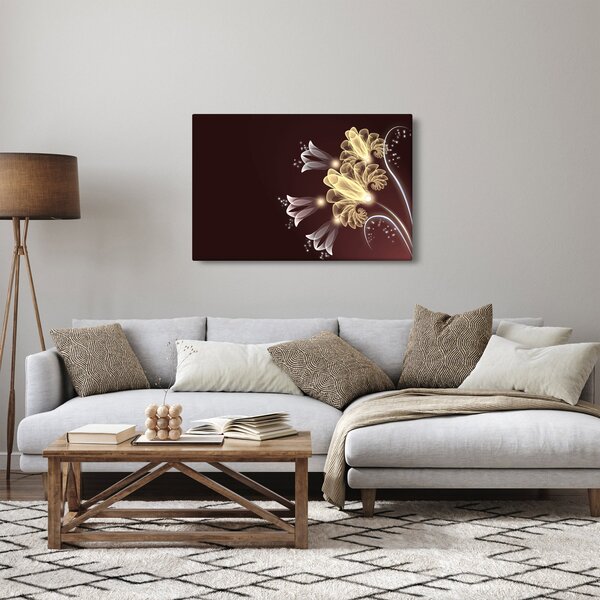 Tablou - Flori strălucitoare (90x60 cm)