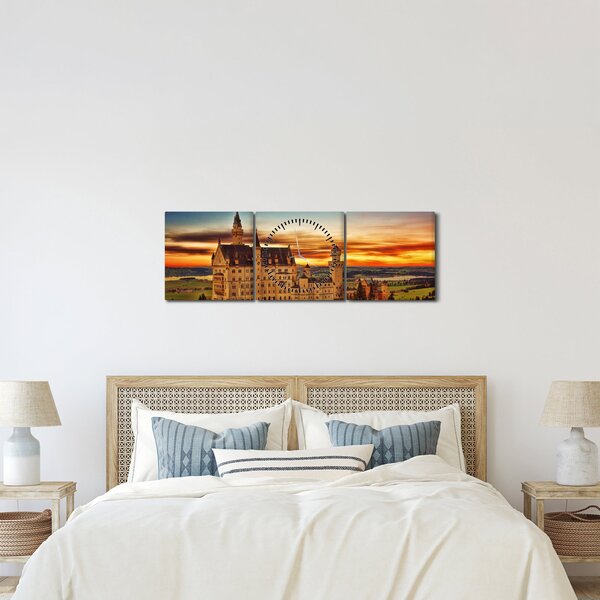 Tablou - Tyskland (cu ceas) (90x30 cm)
