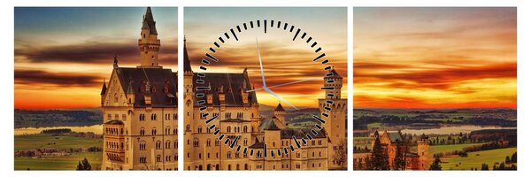 Tablou - Tyskland (cu ceas) (90x30 cm)