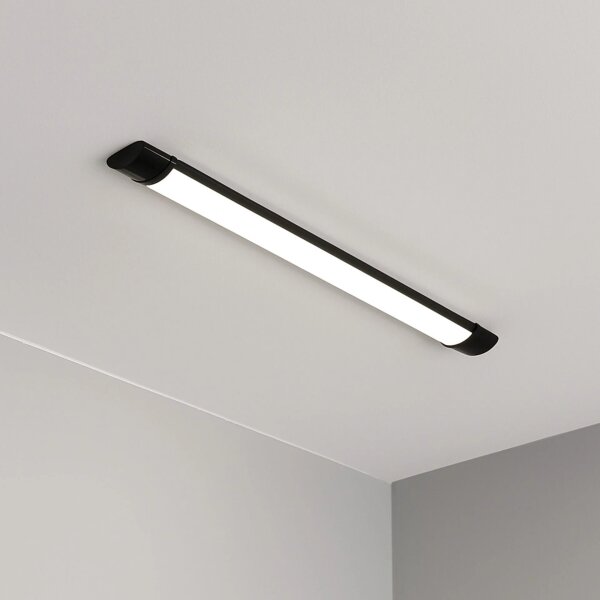 Corp de iluminat tubular LED/30W/230V 4000K 90 cm negru