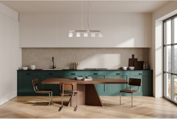 ITALUX PND-40814-5-HBR - Lustră pe cablu SIMONA 5xE14/40W/230V aurie