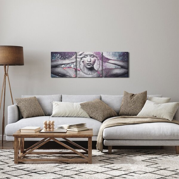 Tablou - Energie (cu ceas) (90x30 cm)
