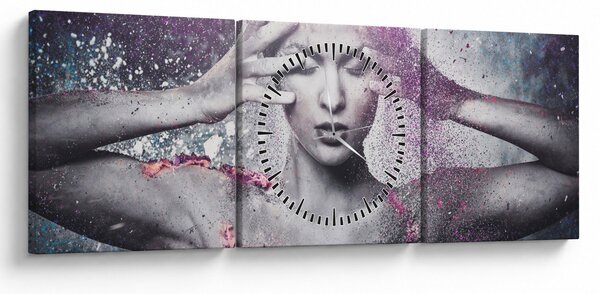 Tablou - Energie (cu ceas) (90x30 cm)