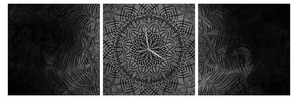 Tablou -Mandala mistică (cu ceas) (90x30 cm)