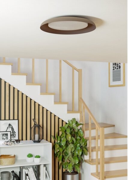 Eglo 99704 - Plafonieră LED PENJAMO, 17,1 W, 230 V, maro