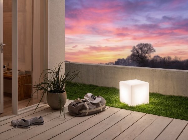 Lampadar de exterior BOTTONA 1xE27/15W/230V 30x30 cm IP65 Eglo 900294