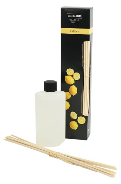 Difuzor aroma cu betisoare TERRAPUR LEMON 90 ml