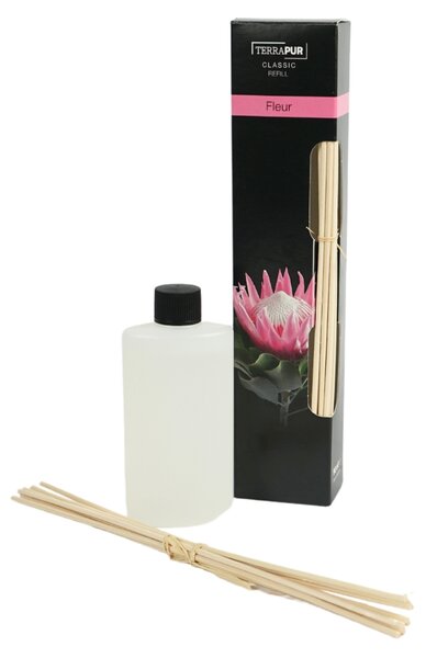 Difuzor aroma cu betisoare TERRAPUR FLEUR 90 ml